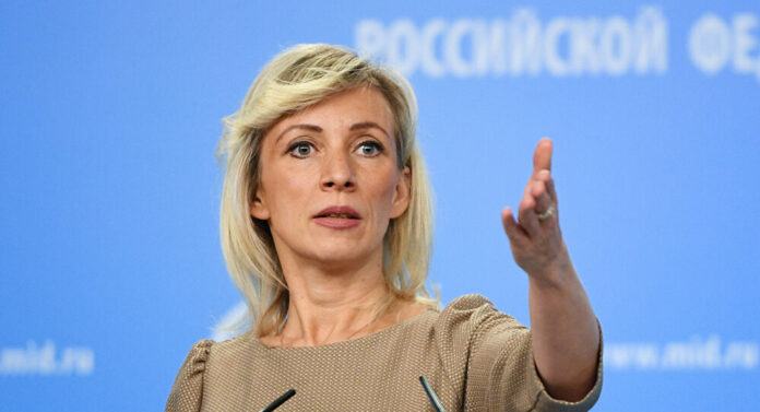 Η εκπρόσωπος του ΥΠΕΞ της Ρωσίας , Μαρία Ζαχάροβα