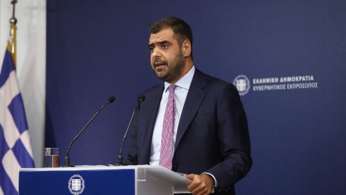 Ο εκπρόσωπος της κυβέρνησης, Παύλος Μαρινάκης