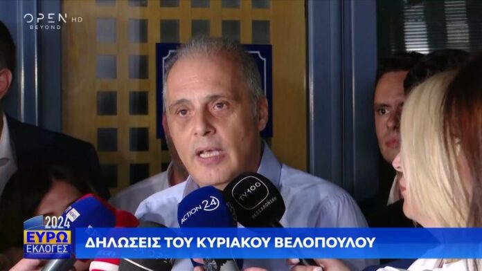 Ο Κυριάκος Βελόπουλος μιλά μετά τις ευρωεκλογές