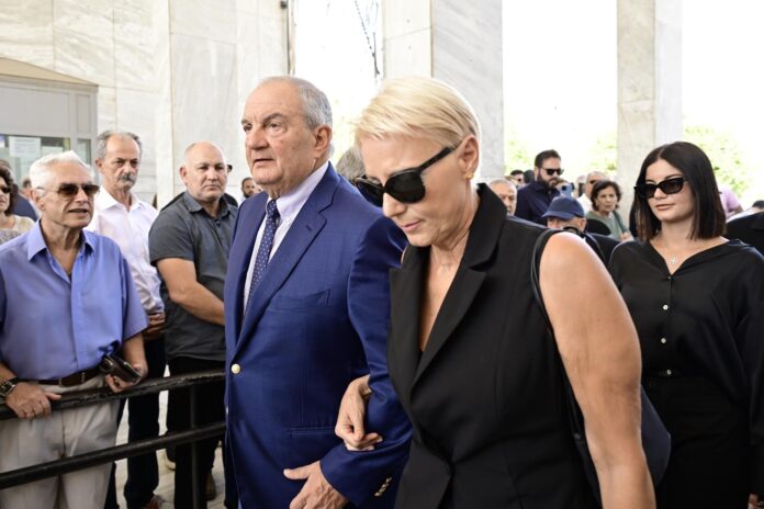 Κώστας Καραμανλής και Νατάσα Παζαΐτη