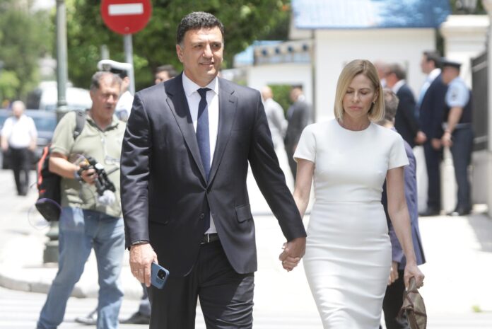 Βασίλης Κικίλιας και Τζένη Μπαλατσινού