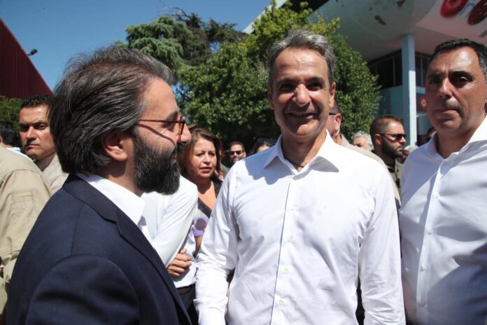 Ο Κυριάκος Μητσοτάκης στη ΔΕΘ