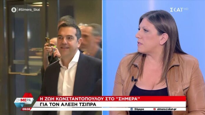 Η Ζωή Κωνσταντοπούλου για τον Αλέξη Τσίπρα
