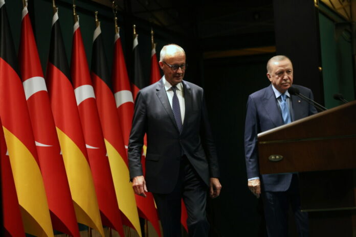 German Chancellor Friedrich Merz visits Turkey Μερτς και Ερντογάν