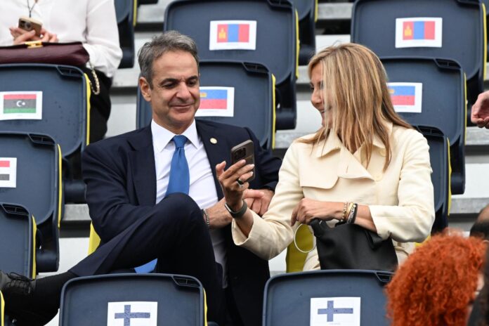 Ο Μητσοτάκης με την Μαρέβα