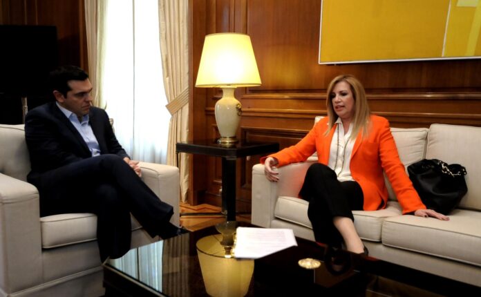 Αλέξης Τσίπρας και Φώφη Γεννηματά