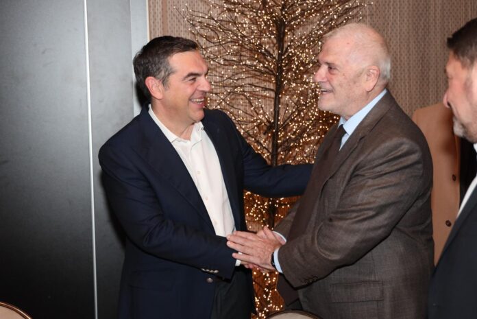 Ο Αλέξης Τσίπρας με τον Δημήτρη Μελισσανίδη