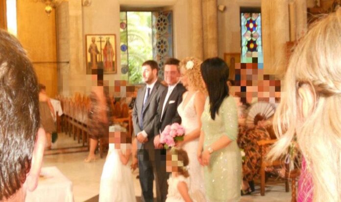 Ο Νίκος Ανδρουλάκης στον γάμο του Λαμπράκη