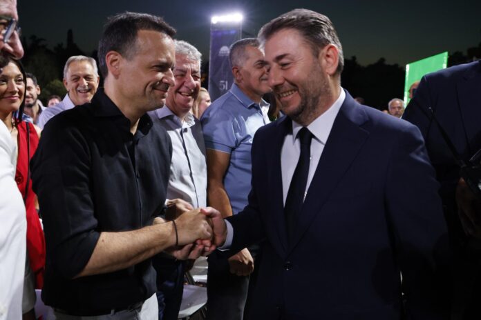 Ο Χάρης Δούκας και Νίκος Ανδρουλάκης